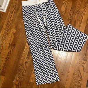 Linen Trouser Beach Pants All for Color White Navy S